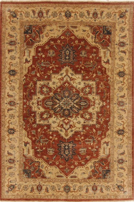 Serapi Brown Hand Knotted 60 X 91 Area Rug 250-19007 Image 0