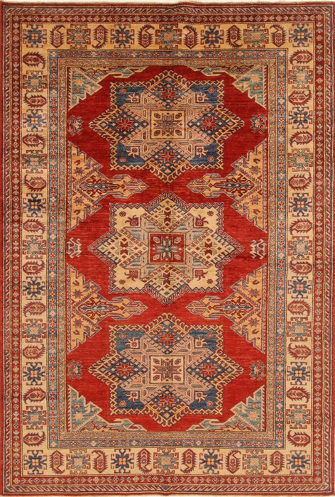 Kazak Red Hand Knotted 511 X 810  Area Rug 250-19011 Image 0