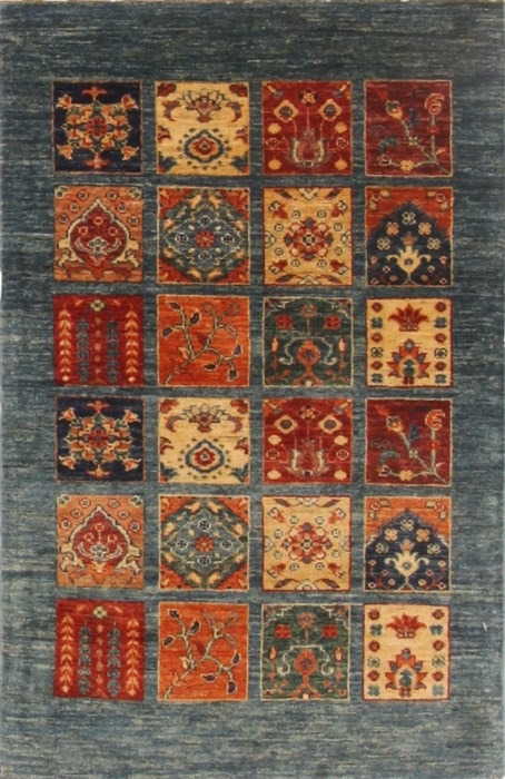 Chobi Multicolor Hand Knotted 27 X 40  Area Rug 250-19014 Image 0