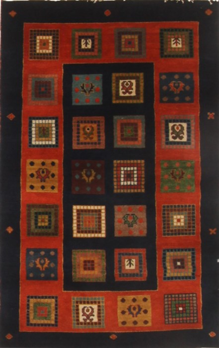 Gabbeh Multicolor Hand Knotted 24 X 310  Area Rug 250-19015 Image 0