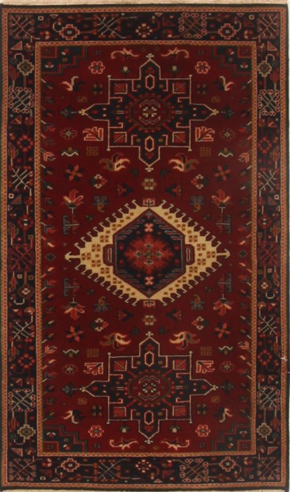 Karajeh Red Hand Knotted 25 X 41  Area Rug 250-19017 Image 0
