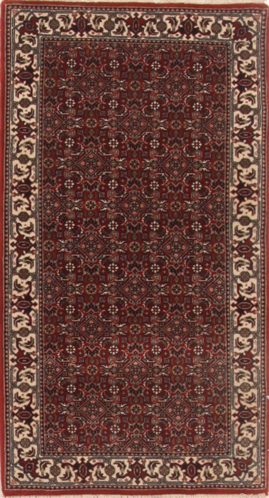 Bidjar Red Hand Knotted 25 X 45  Area Rug 250-19027 Image 0
