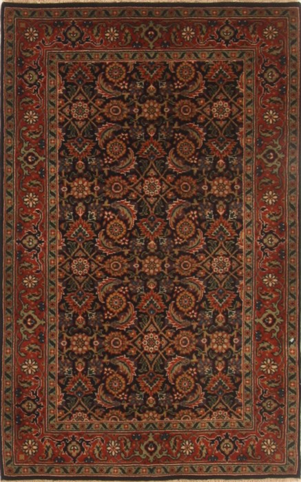 Herati Blue Hand Knotted 26 X 311  Area Rug 250-19029 Image 0