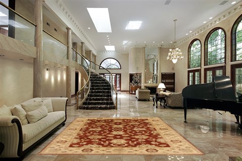 Ziegler Brown Hand Knotted 60 X 90  Area Rug 250-19034 Image 1