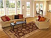 Agra Brown Hand Knotted 60 X 91 Area Rug 250-19036 Thumb 4