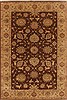 Agra Brown Hand Knotted 60 X 91 Area Rug 250-19036 Thumb 0