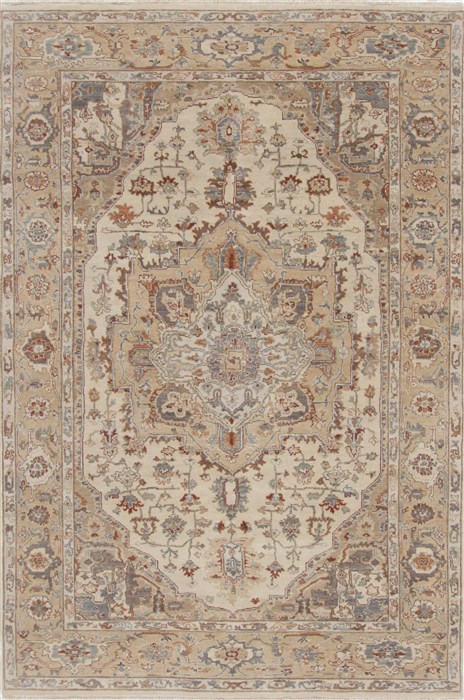 Serapi Grey Hand Knotted 511 X 91  Area Rug 250-19041 Image 0