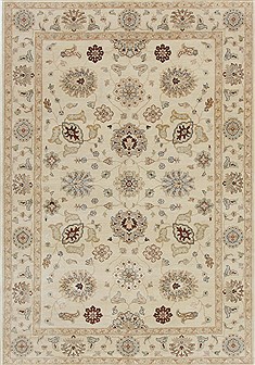 Ziegler Beige Hand Knotted 6'0" X 9'0"  Area Rug 250-19043