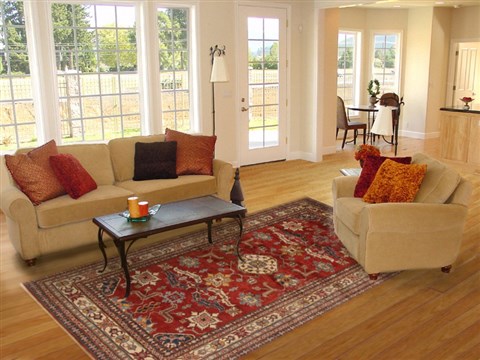 Kazak Red Hand Knotted 64 X 94  Area Rug 250-19047 Image 4