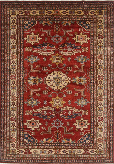Kazak Red Hand Knotted 64 X 94  Area Rug 250-19047 Image 0
