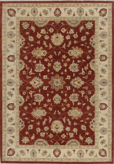 Ziegler Red Hand Knotted 65 X 95  Area Rug 250-19061 Image 0