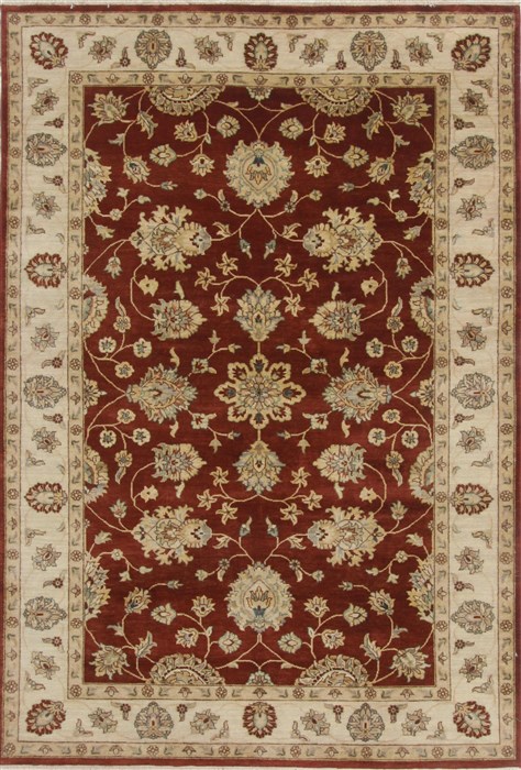 Ziegler Red Hand Knotted 60 X 810  Area Rug 250-19063 Image 0