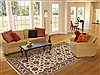 Agra Beige Hand Knotted 61 X 90  Area Rug 250-19068 Thumb 4
