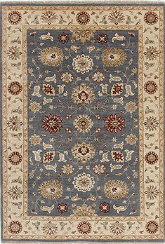 Ziegler Beige Hand Knotted 6'1" X 9'0"  Area Rug 250-19071