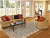 Chobi Blue Hand Knotted 510 X 92 Area Rug 250-19074 Thumb 4