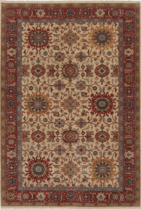 Serapi Red Hand Knotted 62 X 91  Area Rug 250-19085 Image 0