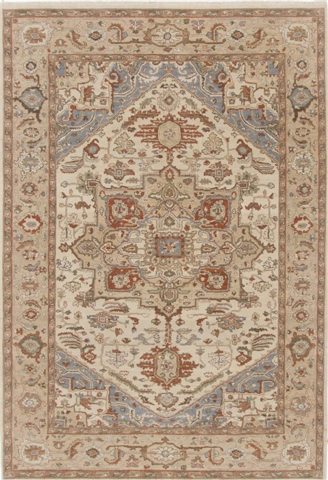 Heriz Beige Hand Knotted 511 X 810  Area Rug 250-19091 Image 0