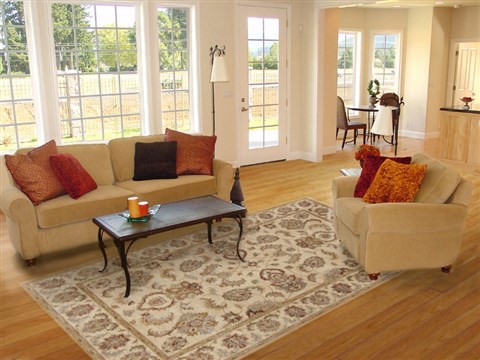 Ziegler Beige Hand Knotted 61 X 90 Area Rug 250-19098 Image 4
