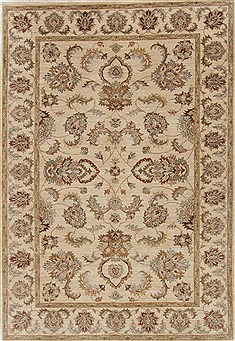 Ziegler Beige Hand Knotted 6'1" X 9'0"  Area Rug 250-19098
