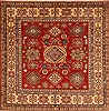 Kazak Red Square Hand Knotted 511 X 61  Area Rug 250-19117 Thumb 0