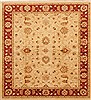 Pishavar Beige Square Hand Knotted 611 X 77  Area Rug 250-19121 Thumb 0