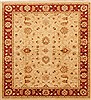 Pishavar Beige Square Hand Knotted 611 X 77  Area Rug 250-19121 Thumb 0