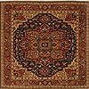 Serapi Blue Square Hand Knotted 711 X 711  Area Rug 250-19128 Thumb 0