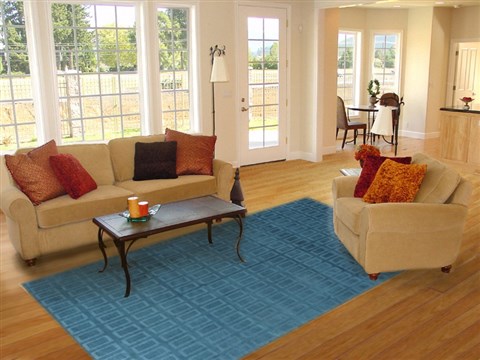 Anadol Himalayan Blue 80 X 910 Area Rug 103074 300-19153 Image 4