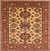 Kazak Beige Square Hand Knotted 81 X 86  Area Rug 250-19171 Thumb 0