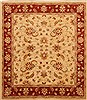 Pishavar Beige Square Hand Knotted 611 X 710  Area Rug 250-19181 Thumb 0