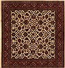 Kashmar Red Square Hand Knotted 78 X 80  Area Rug 250-19190 Thumb 0