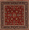 Sarouk Orange Square Hand Knotted 68 X 610  Area Rug 250-19193 Thumb 0