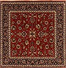 Sarouk Orange Square Hand Knotted 68 X 610  Area Rug 250-19193 Thumb 0