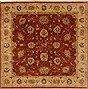 Chobi Orange Square Hand Knotted 81 X 81  Area Rug 250-19196 Thumb 0