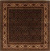 Herati Black Square Hand Knotted 711 X 80  Area Rug 250-19199 Thumb 0