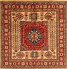 Kazak Yellow Square Hand Knotted 710 X 82  Area Rug 250-19204 Thumb 0