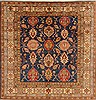 Kazak Blue Square Hand Knotted 60 X 63  Area Rug 250-19205 Thumb 0