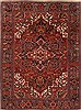 Heriz Red Hand Knotted 80 X 108  Area Rug 250-19226 Thumb 0