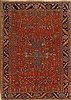 Serapi Red Square Hand Knotted 79 X 81  Area Rug 250-19234 Thumb 0