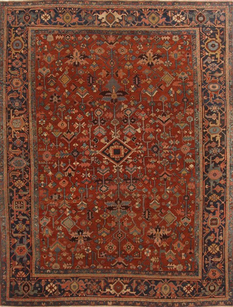 Heriz Multicolor Hand Knotted 810 X 118  Area Rug 250-19236 Image 0