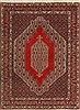 Sanandaj Red Hand Knotted 41 X 55  Area Rug 250-19261 Thumb 0