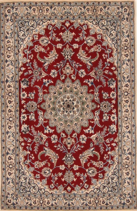 Nain Blue Hand Knotted 37 X 59  Area Rug 250-19264 Image 0