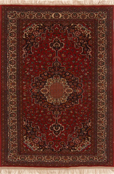 Tabriz Red Hand Knotted 67 X 110  Area Rug 250-19277 Image 0