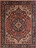 Heriz Blue Hand Knotted 86 X 114  Area Rug 250-19285 Thumb 0