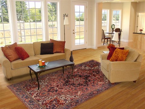 Heriz Red Hand Knotted 710 X 115 Area Rug 250-19288 Image 4