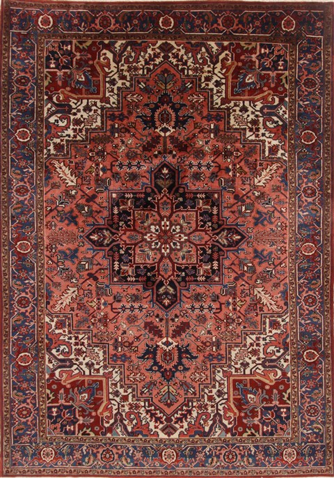 Heriz Red Hand Knotted 710 X 115 Area Rug 250-19288 Image 0