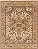 Serapi Beige Hand Knotted 79 X 103  Area Rug 250-19291 Thumb 0