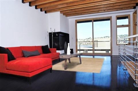 Modern Grey Hand Knotted 80 X 105  Area Rug 250-19308 Image 5