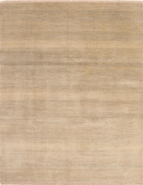 Modern Grey Hand Knotted 80 X 105  Area Rug 250-19308 Image 0