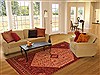 Abadeh Red Hand Knotted 69 X 911 Area Rug 100-19316 Thumb 4
